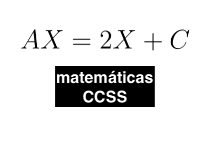 Ejercicio de Ecuaciones Matriciales&nbsp;EMAT07-CCSS